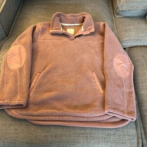Thread and Supply 1/4 plush pullover.